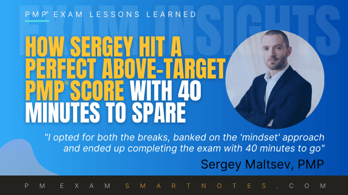 how to crack pmp exam above target scores, shares target sergey