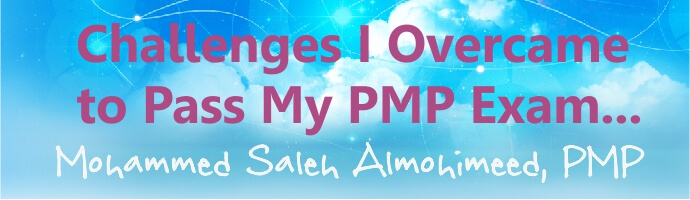 my pmp lessons learned saleh