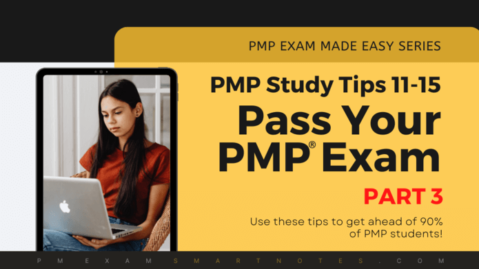 PMP exam made easy series - part 3 strategies to pass PMP