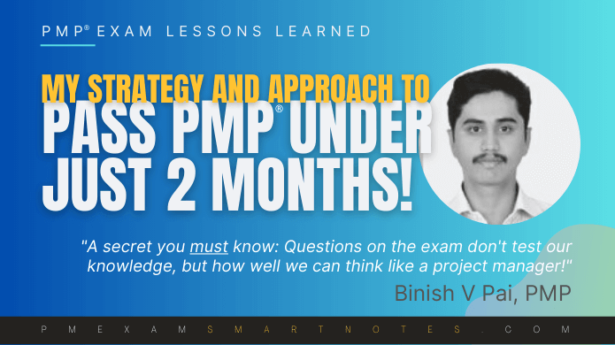 PMP examination and 60 pdus in 2 months, Binish shares how..
