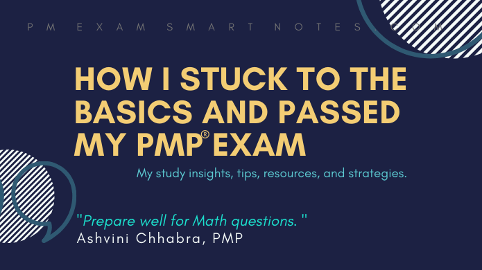 PMP study plan template by Ashvini
