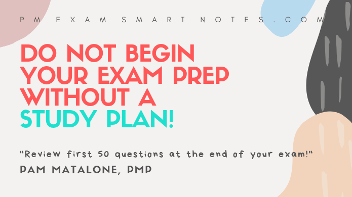 study plan for pmp exam pam matalone