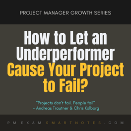Learn how to address the issue of underperformance in your project